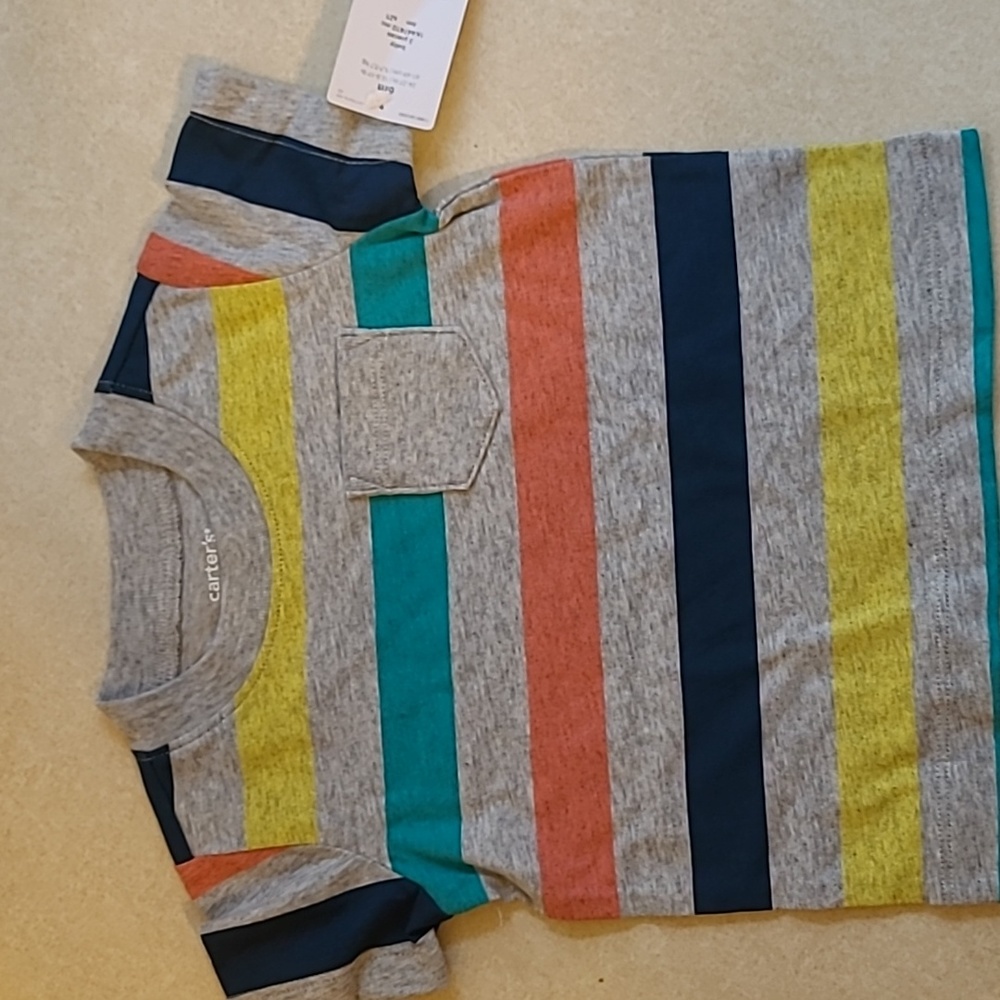 Carter's short sleeve striped shirt